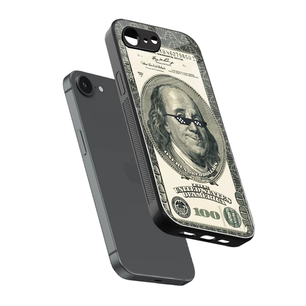 Ben Swag sleek iphone 16e cover with tempered glass back and TPU edges