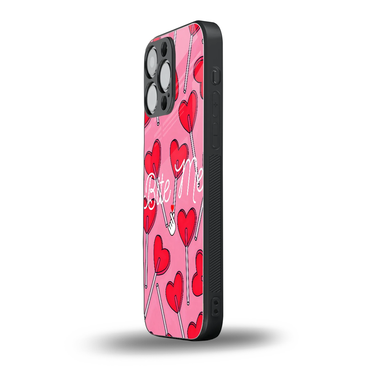 Bite Me iphone 14 pro max mobile cover | shockproof glass phone case