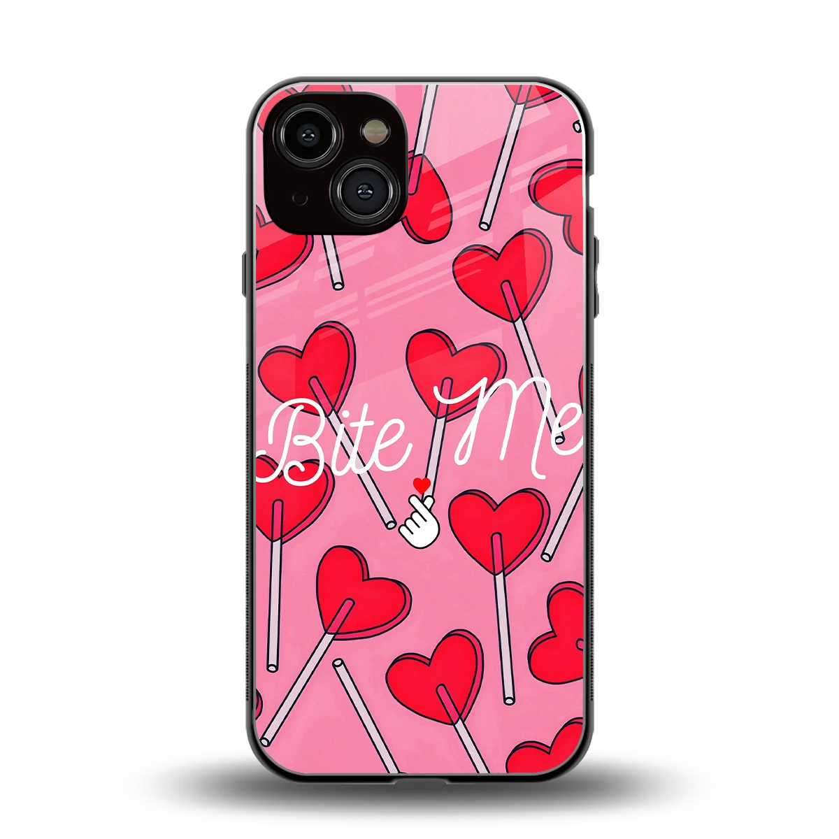 Bite Me back phone cover | glass case for iphone 13