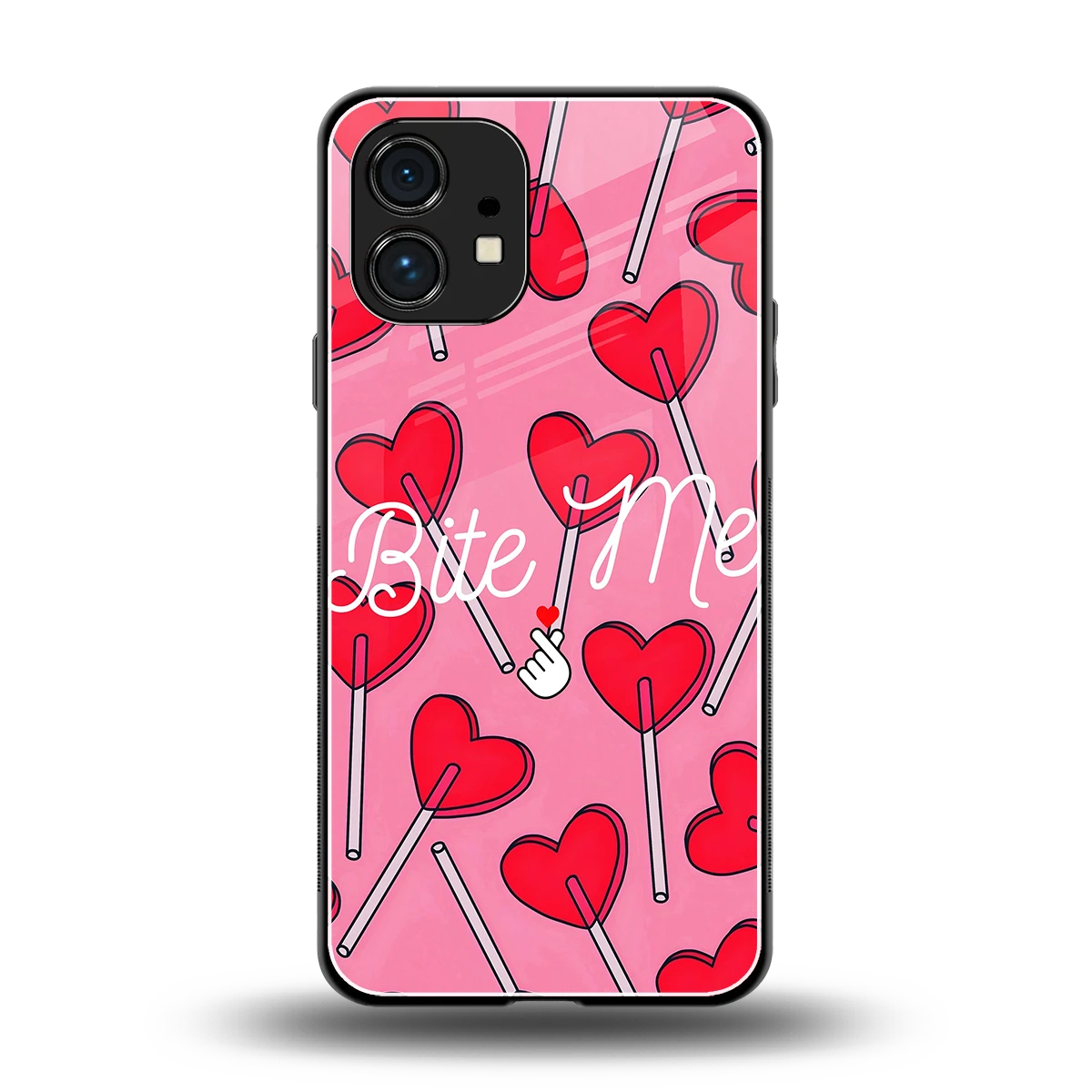 Bite Me back phone cover | glass case for nothing phone 1