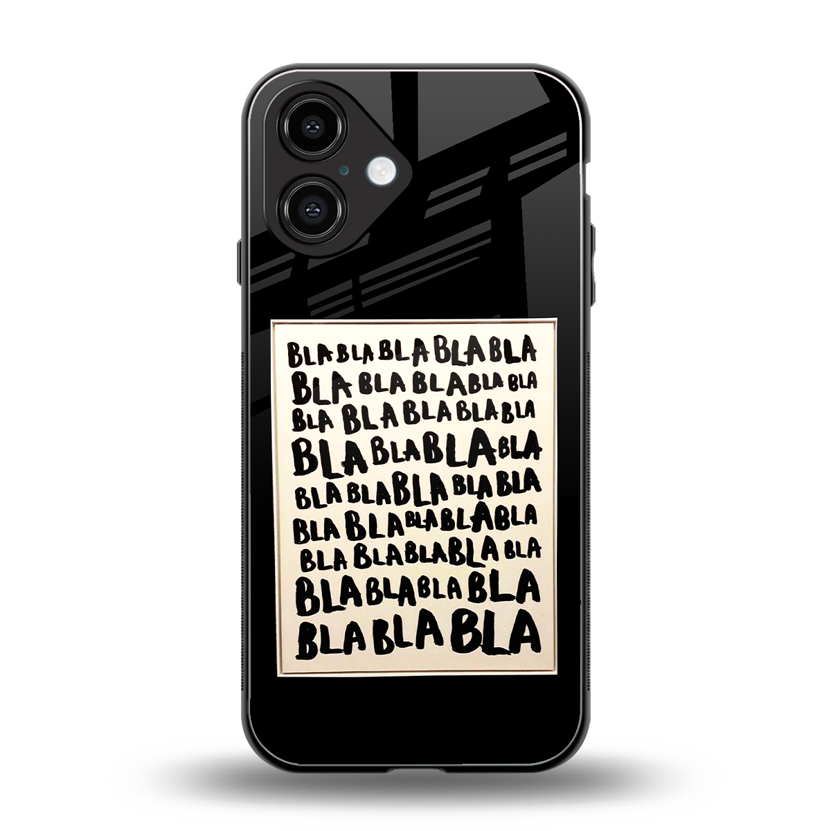 Bla Bla Phone Case for Iphone 16 | Glass Case