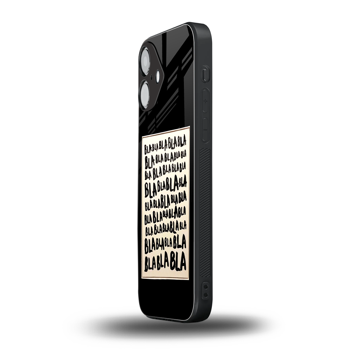 Bla Bla Phone Case for Iphone 16 | Glass Case