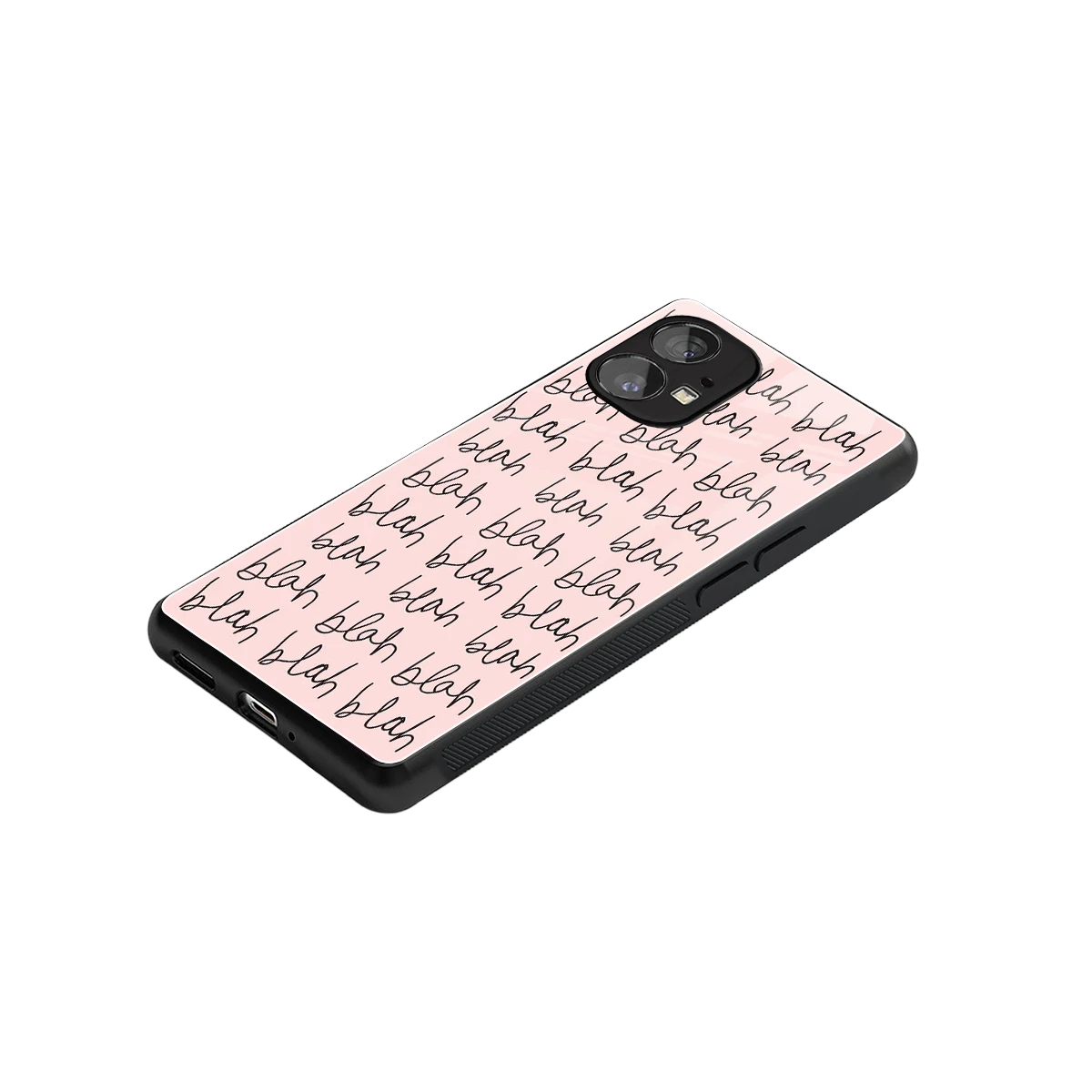 Blah Blah Blah stylish phone case for nothing phone 1 | glossy glass and slim fit