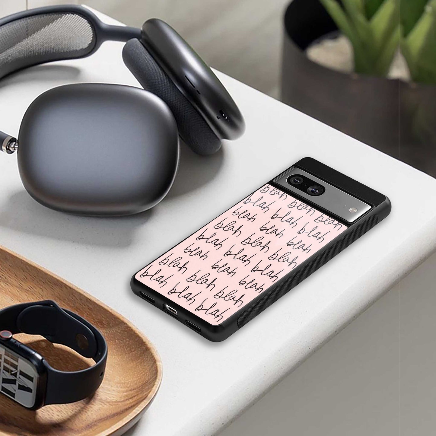 Blah Blah Blah Phone Case for Iphone 16 | Glass Case