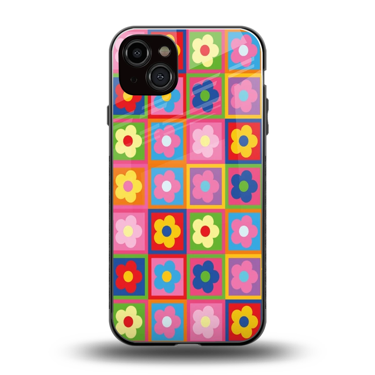 Blossom Harmony back phone cover | glass case for iphone 15 plus