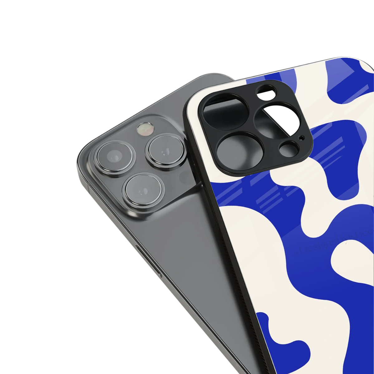 Blue Drift Phone Case for Iphone 16 | Glass Case