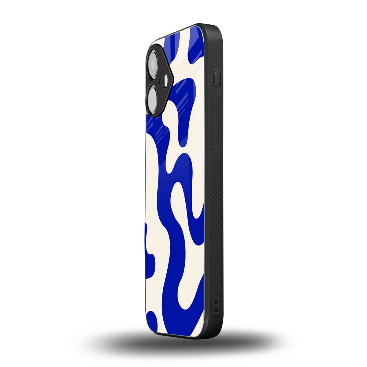 Blue Drift Phone Case for Iphone 16 | Glass Case