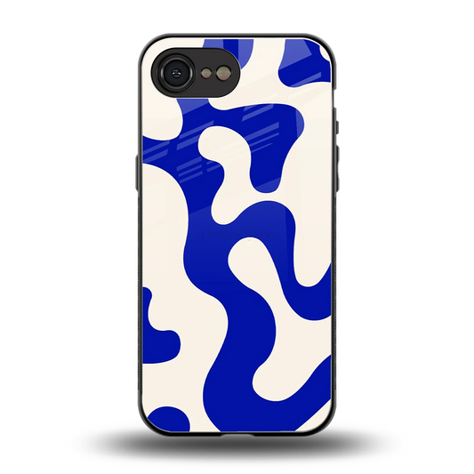 Blue Drift back phone cover | glass case for iphone 16e