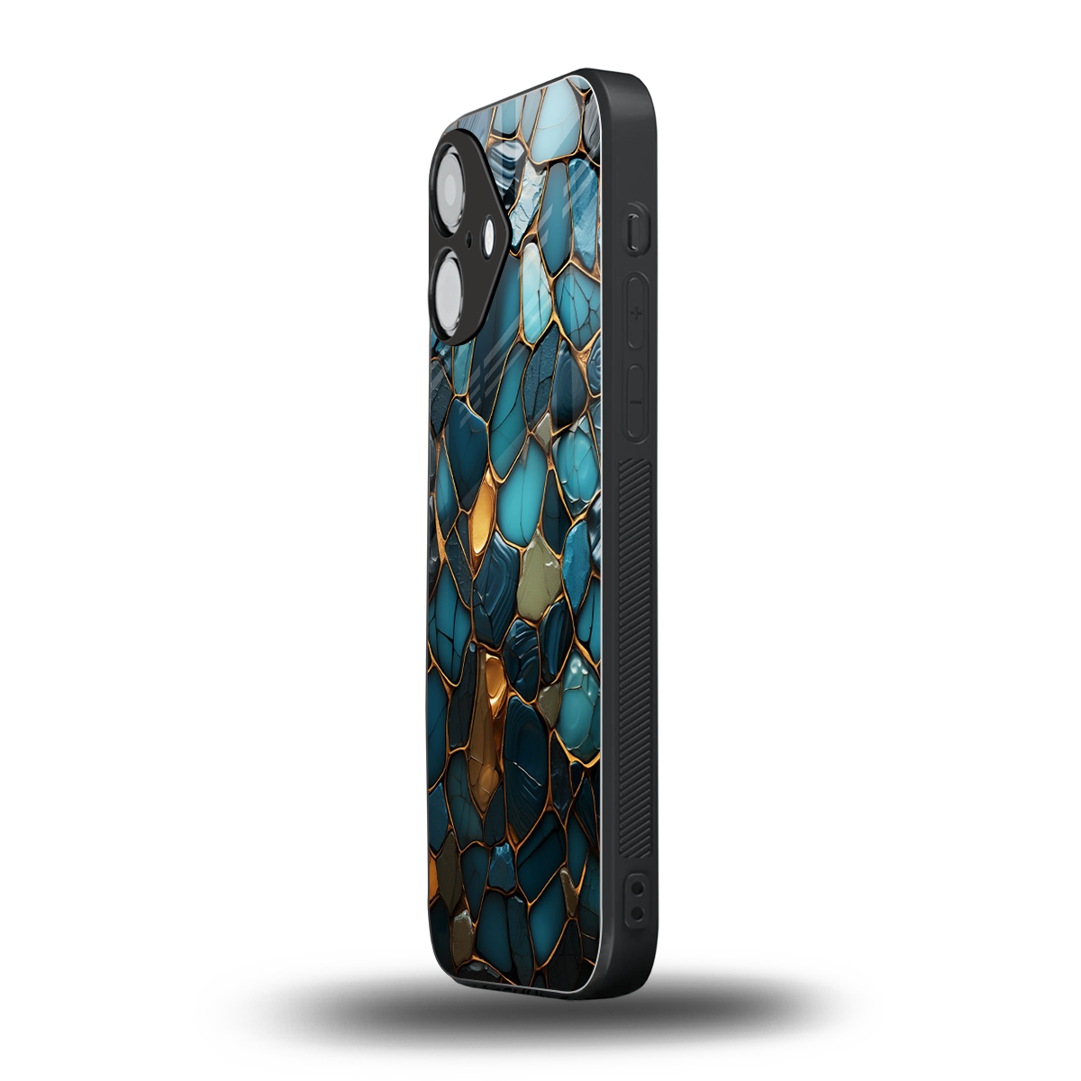Blue Mirage Phone Case for Iphone 16 | Glass Case