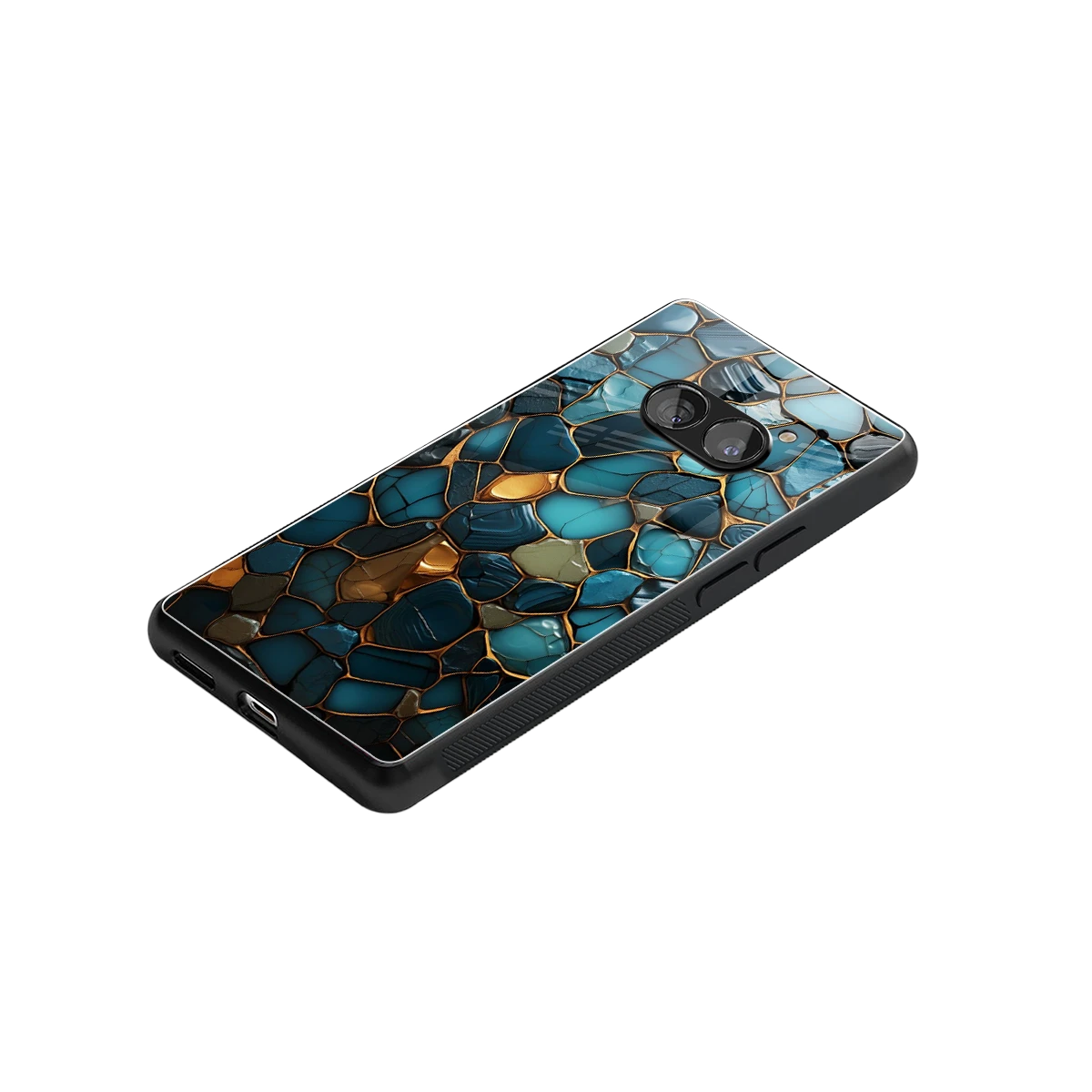 Blue Mirage stylish phone case for nothing phone 2a | glossy glass and slim fit