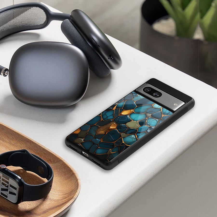 Blue Mirage Phone Case for Samsung Galaxy S23 Plus | Glass Case