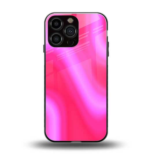 Blush Flow back phone cover | glass case for iphone 14 pro max