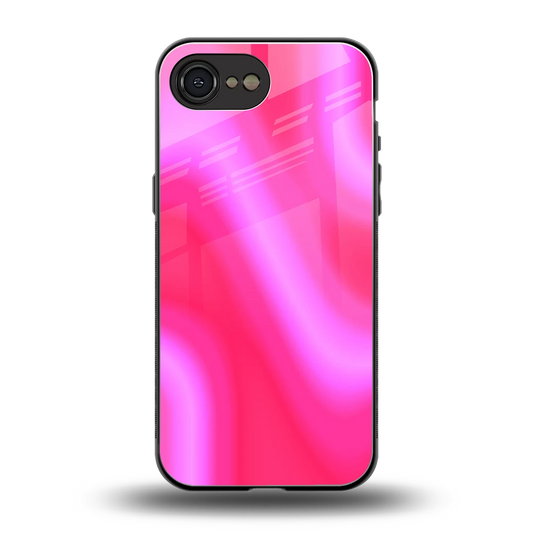 Blush Flow back phone cover | glass case for iphone 16e