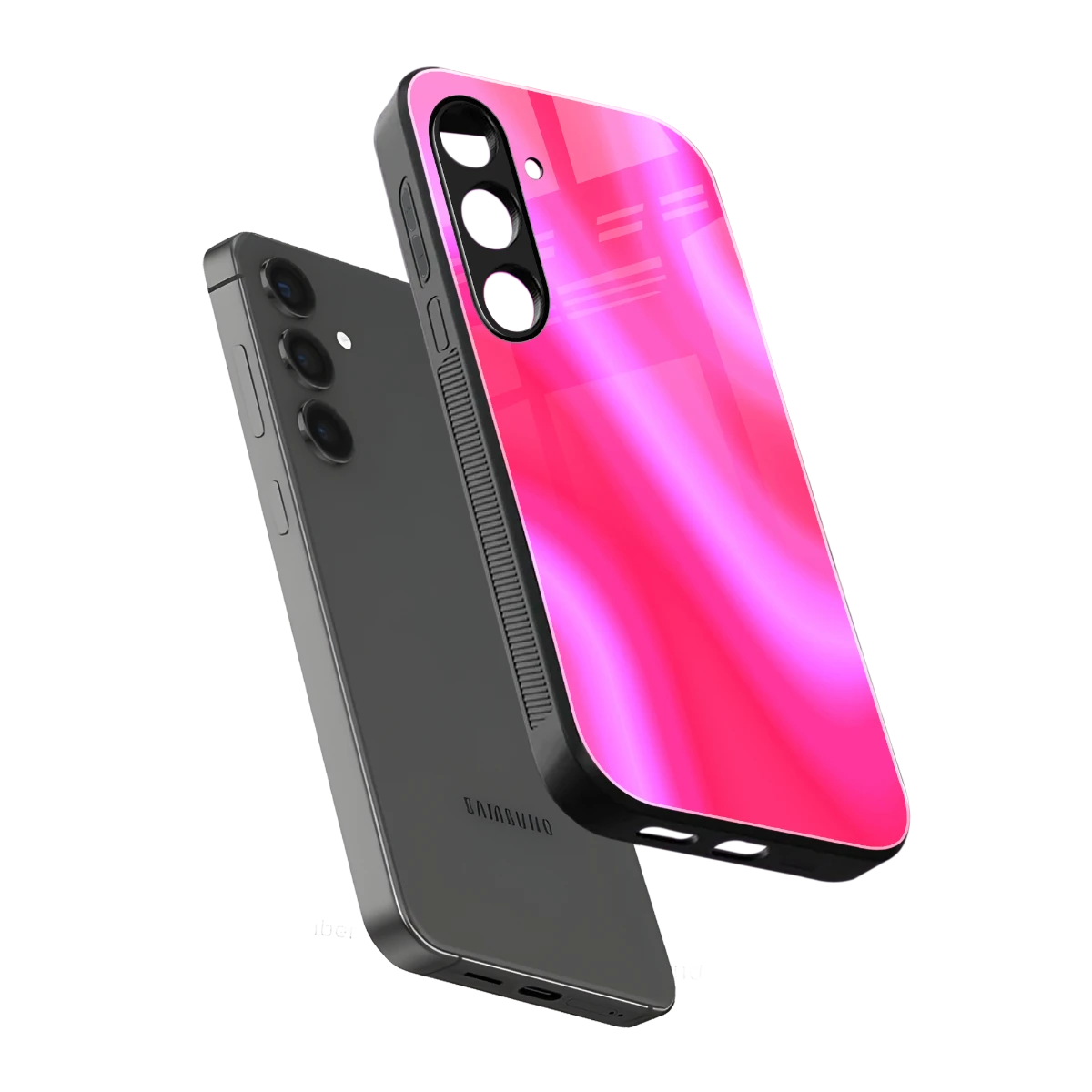 Blush Flow sleek samsung galaxy s23 plus cover with tempered glass back and TPU edges