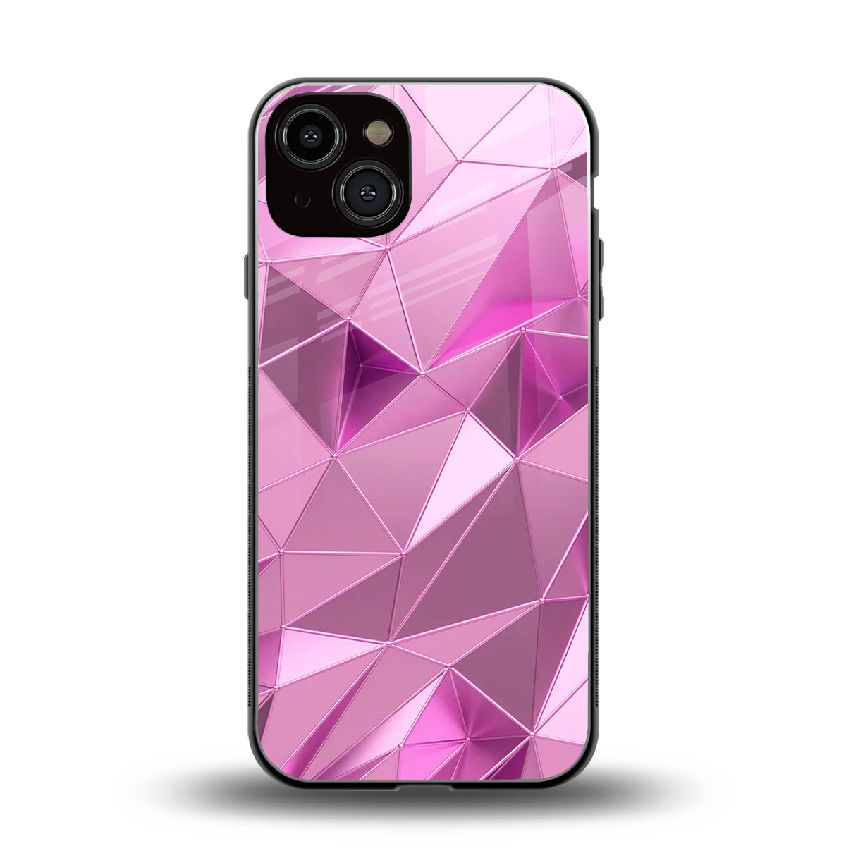 Blush Mosaic back phone cover | glass case for iphone 13