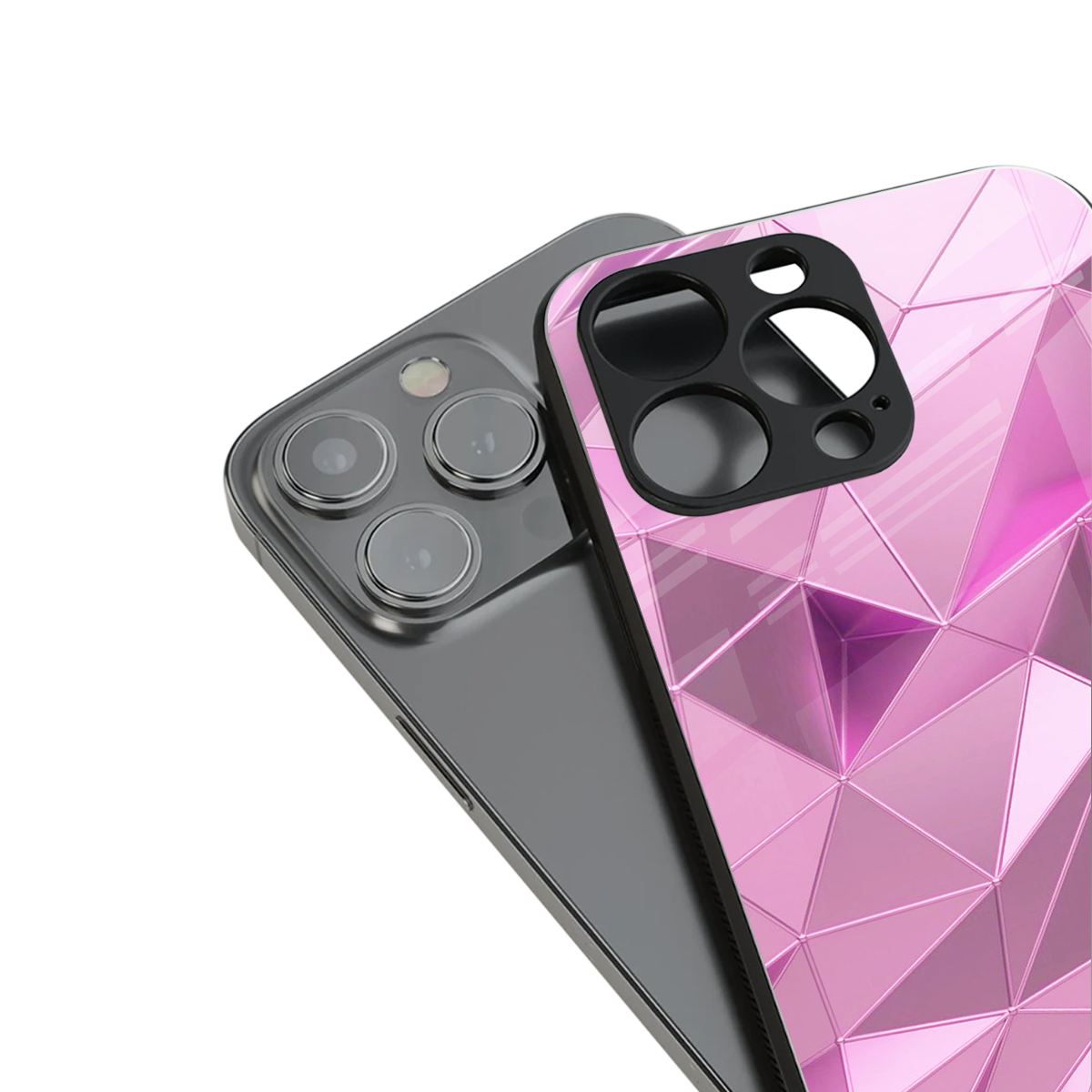 Blush Mosaic Phone Case for Iphone 16 | Glass Case