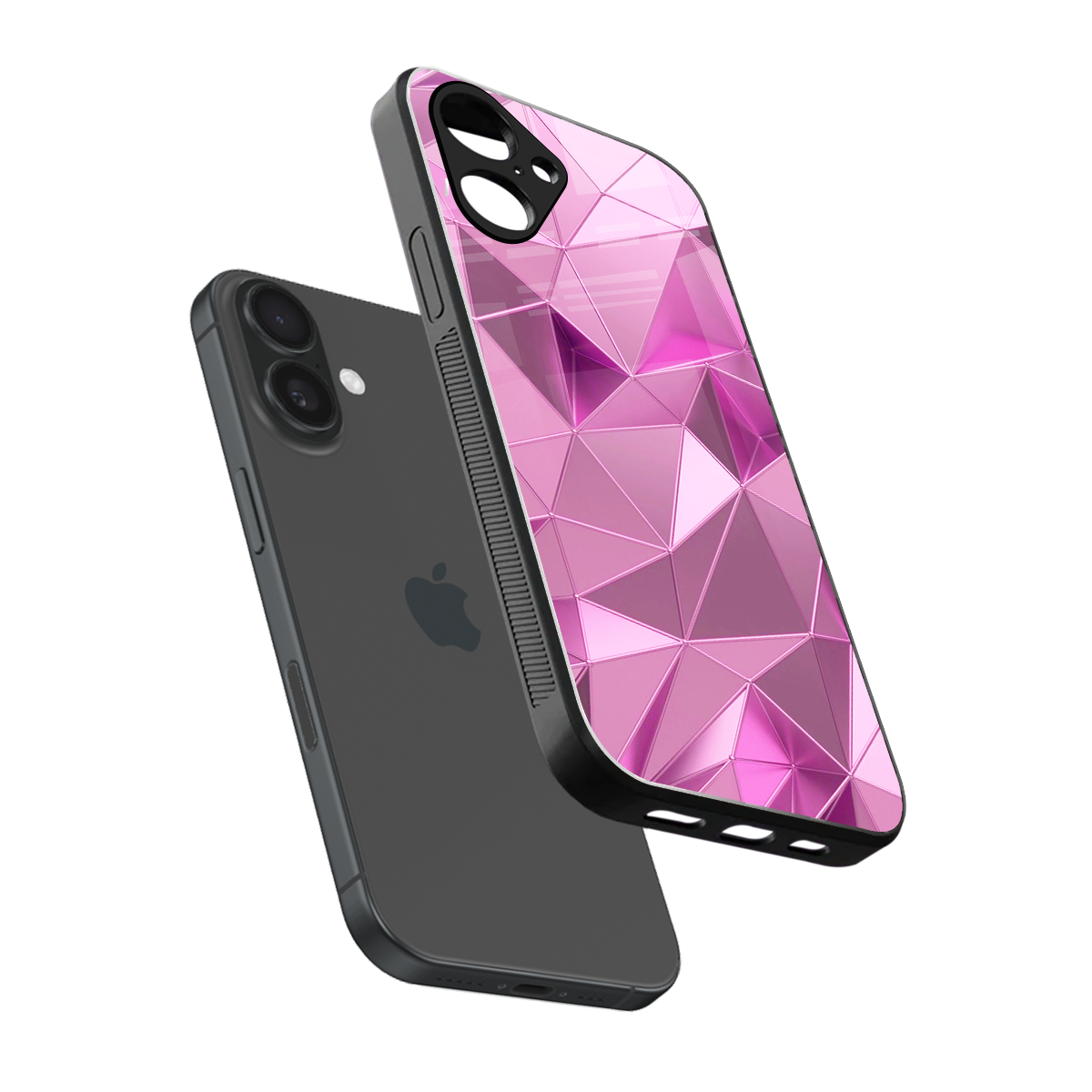 Blush Mosaic Phone Case for Iphone 16 | Glass Case