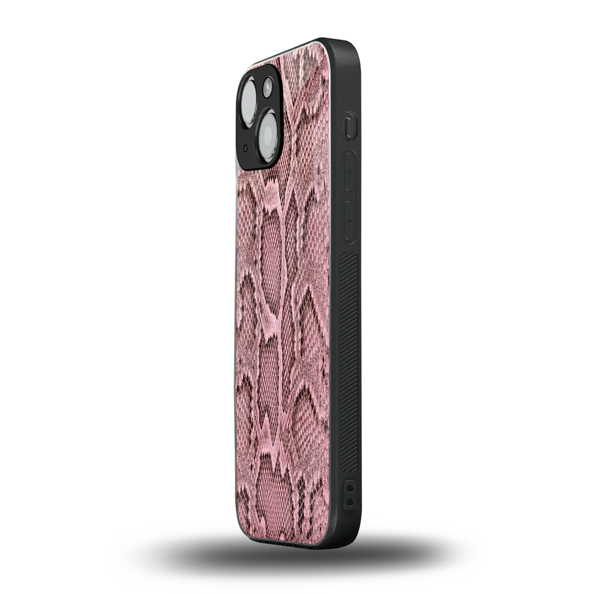 Blush Snake iphone 13 mini mobile cover | shockproof glass phone case