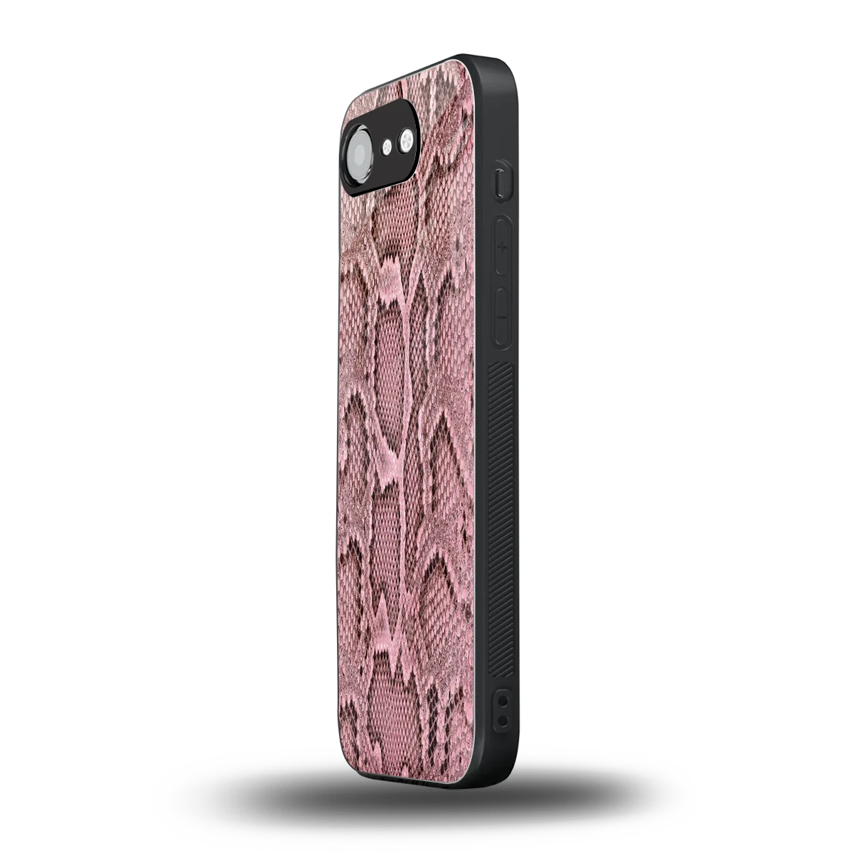 Blush Snake iphone 16e mobile cover | shockproof glass phone case
