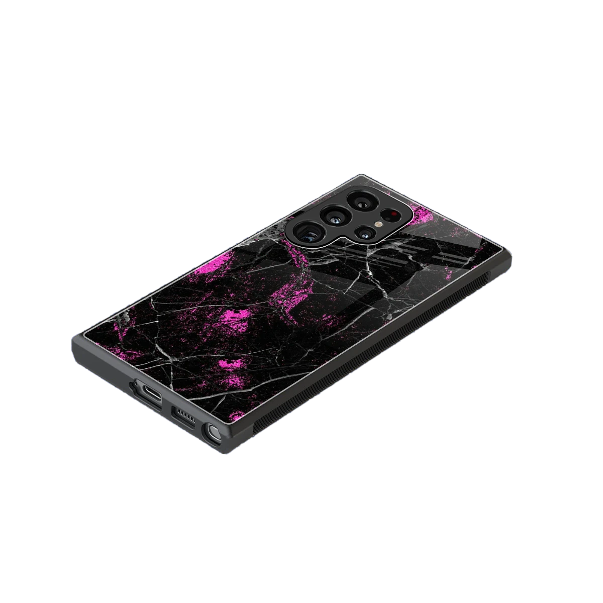 Blushstone stylish phone case for samsung galaxy s24 ultra | glossy glass and slim fit