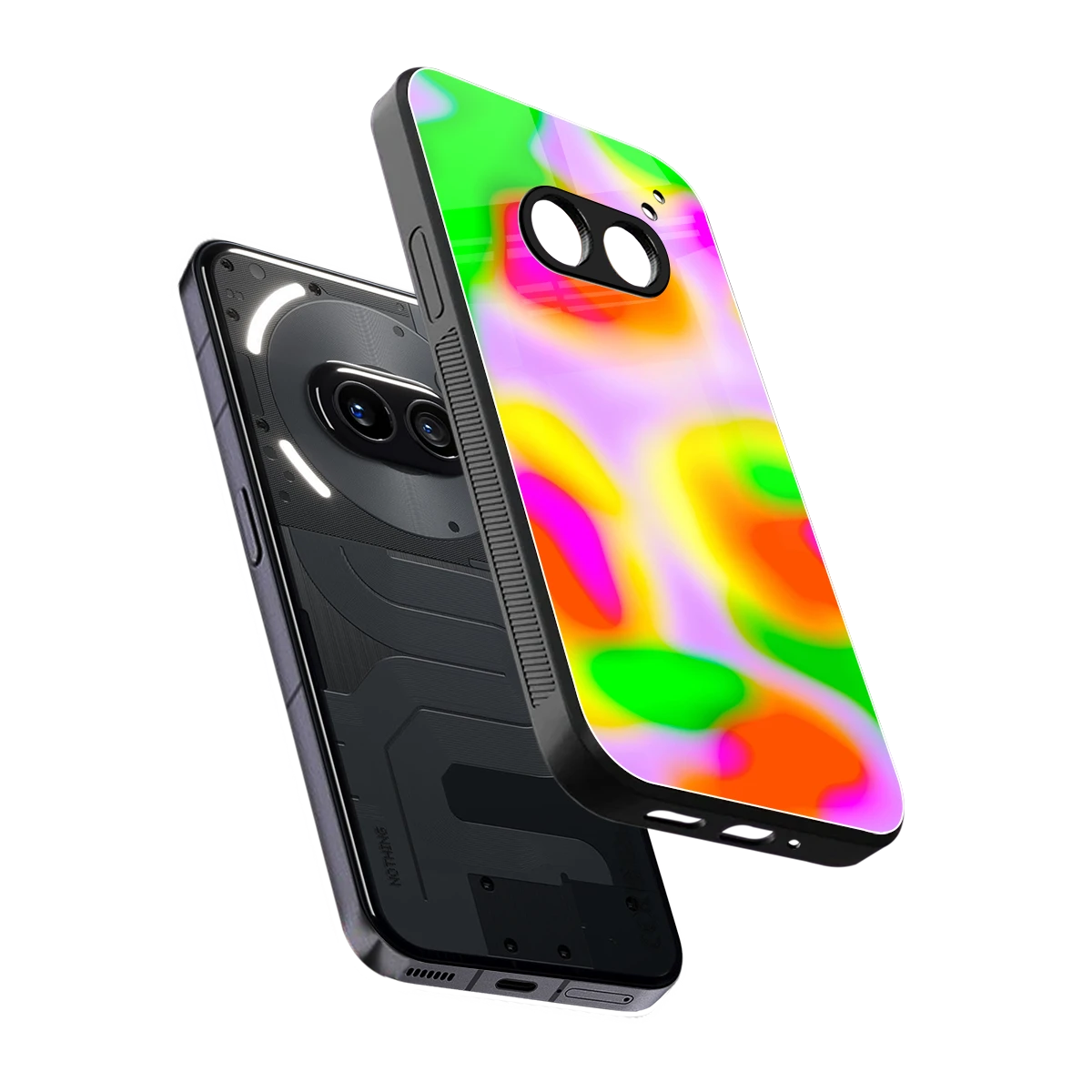 Bold Spectrum sleek nothing phone 2a cover with tempered glass back and TPU edges