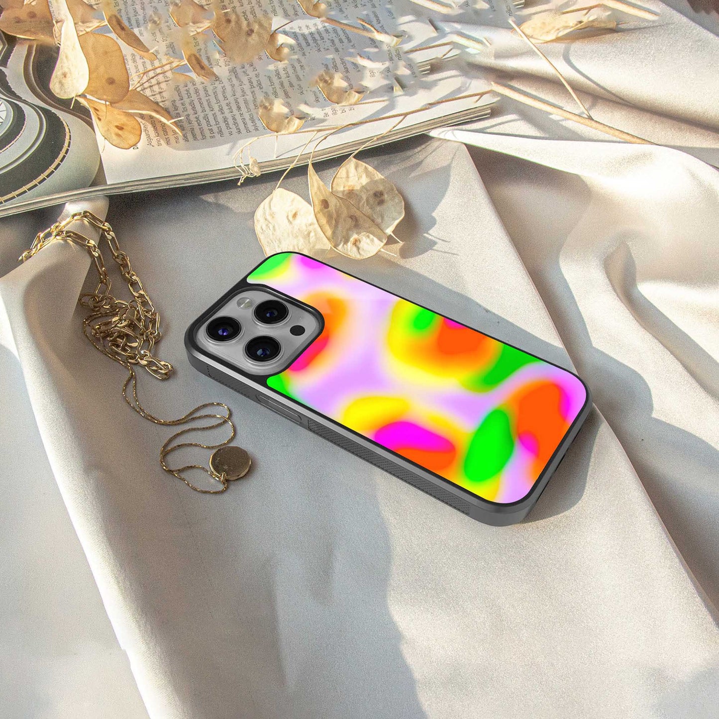 Bold Spectrum Phone Case for Iphone 16 | Glass Case