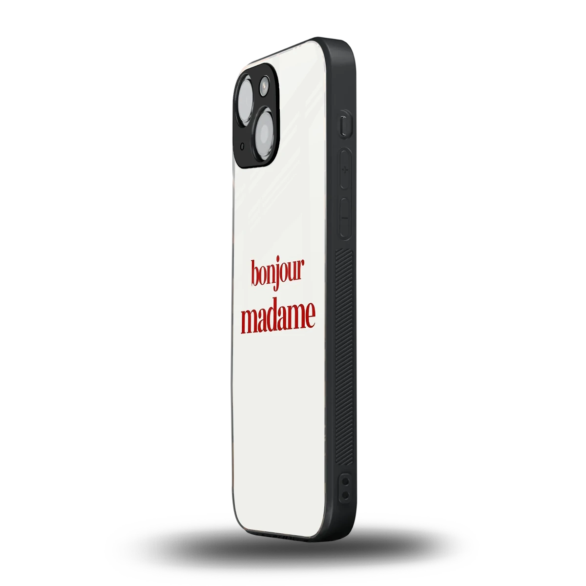 Bonjour Madame iphone 13 mini mobile cover | shockproof glass phone case