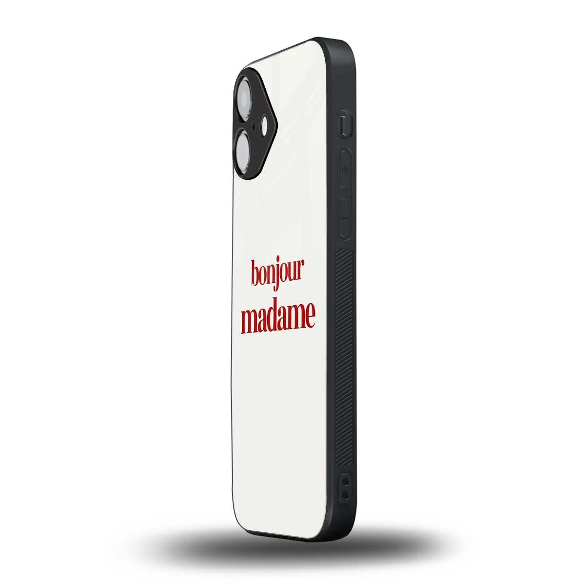 Bonjour Madame iphone 16 plus mobile cover | shockproof glass phone case