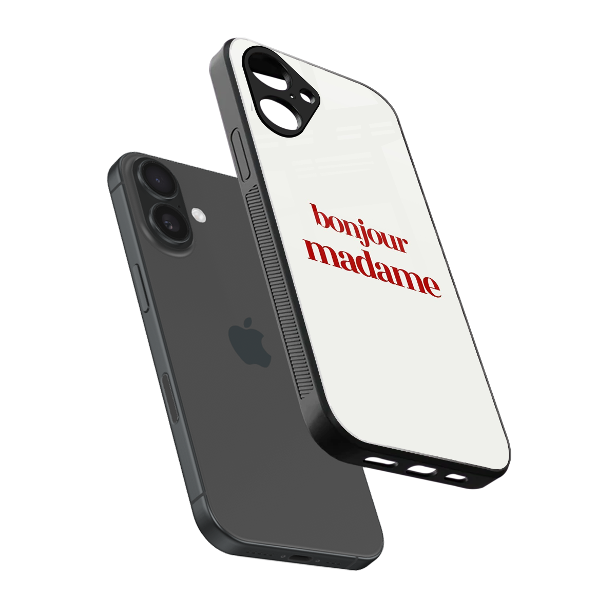 Bonjour Madame Phone Case for Iphone 16 | Glass Case