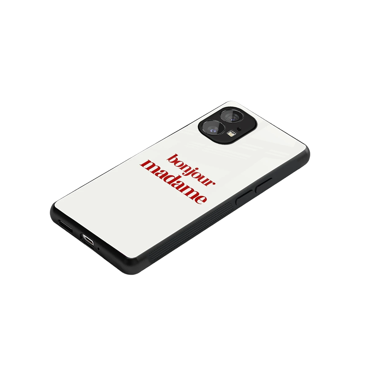 Bonjour Madame stylish phone case for nothing phone 1 | glossy glass and slim fit