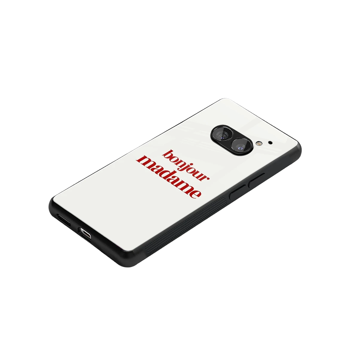 Bonjour Madame stylish phone case for nothing phone 2a | glossy glass and slim fit
