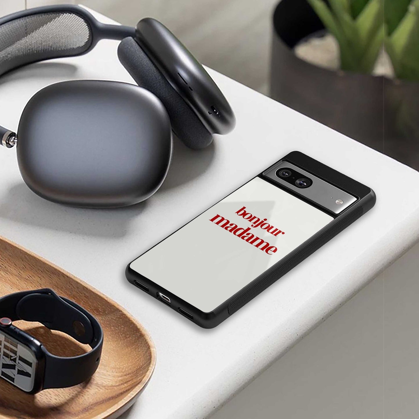 Bonjour Madame Phone Case for Iphone 16 | Glass Case