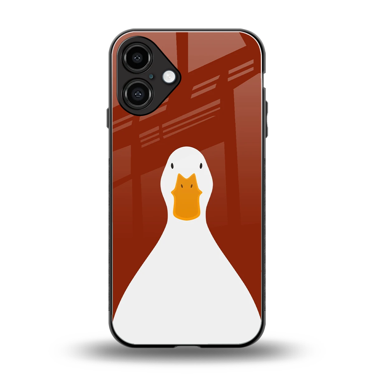 Boring Goose back phone cover | glass case for iphone 16 plus