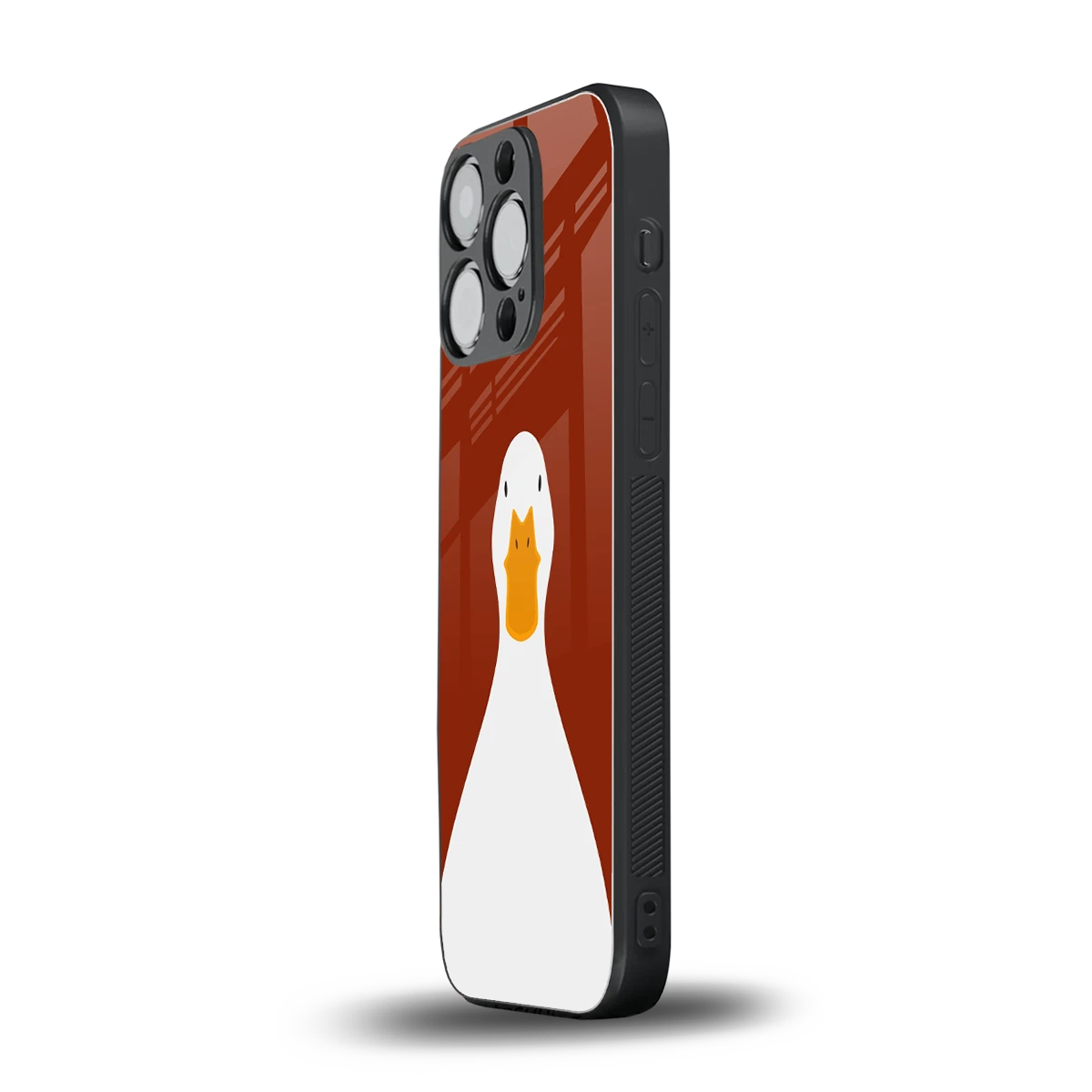 Boring Goose iphone 16 pro mobile cover | shockproof glass phone case