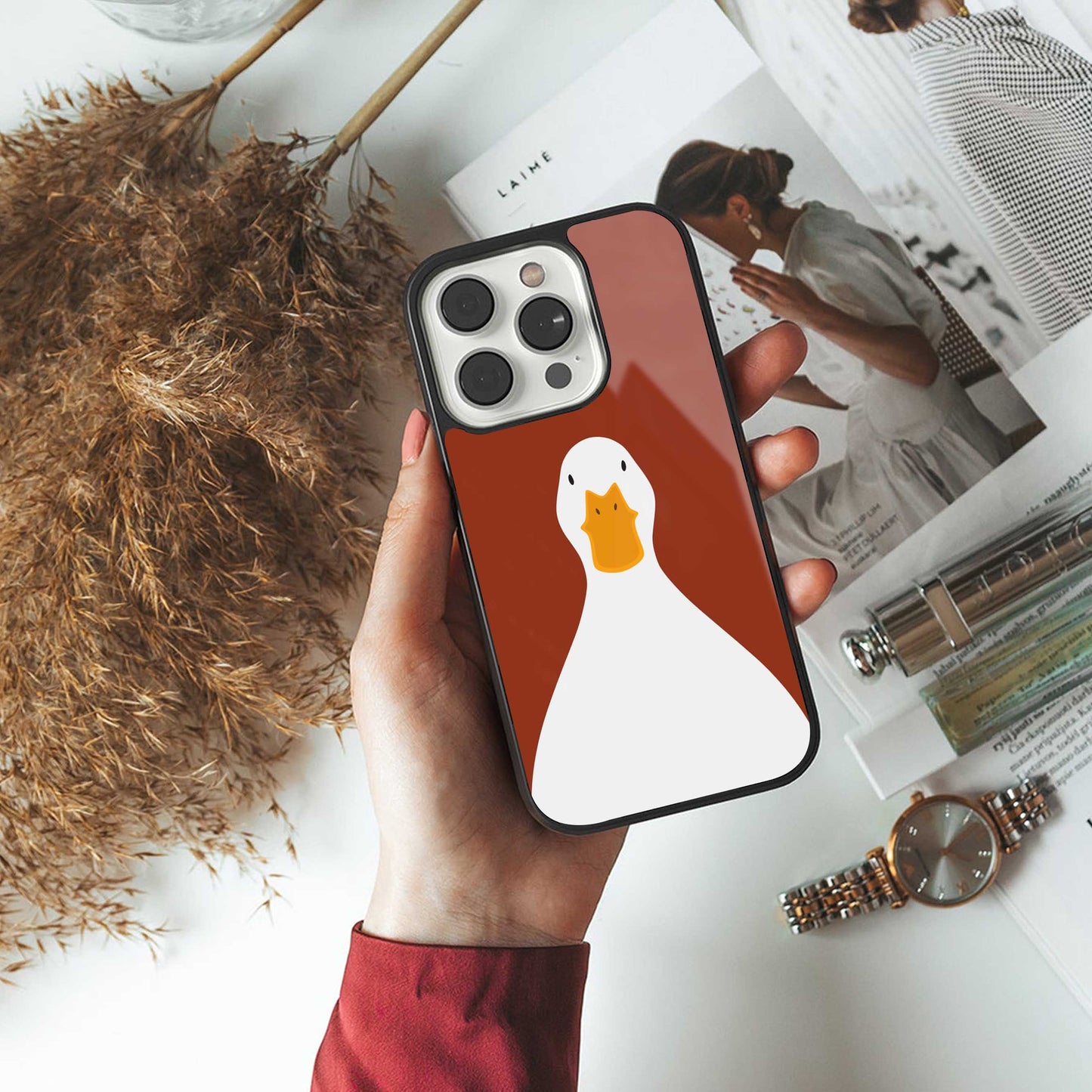 Boring Goose Phone Case for Iphone 16 | Glass Case