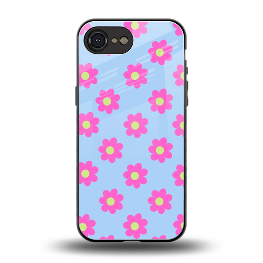 Bouquet back phone cover | glass case for iphone 16e