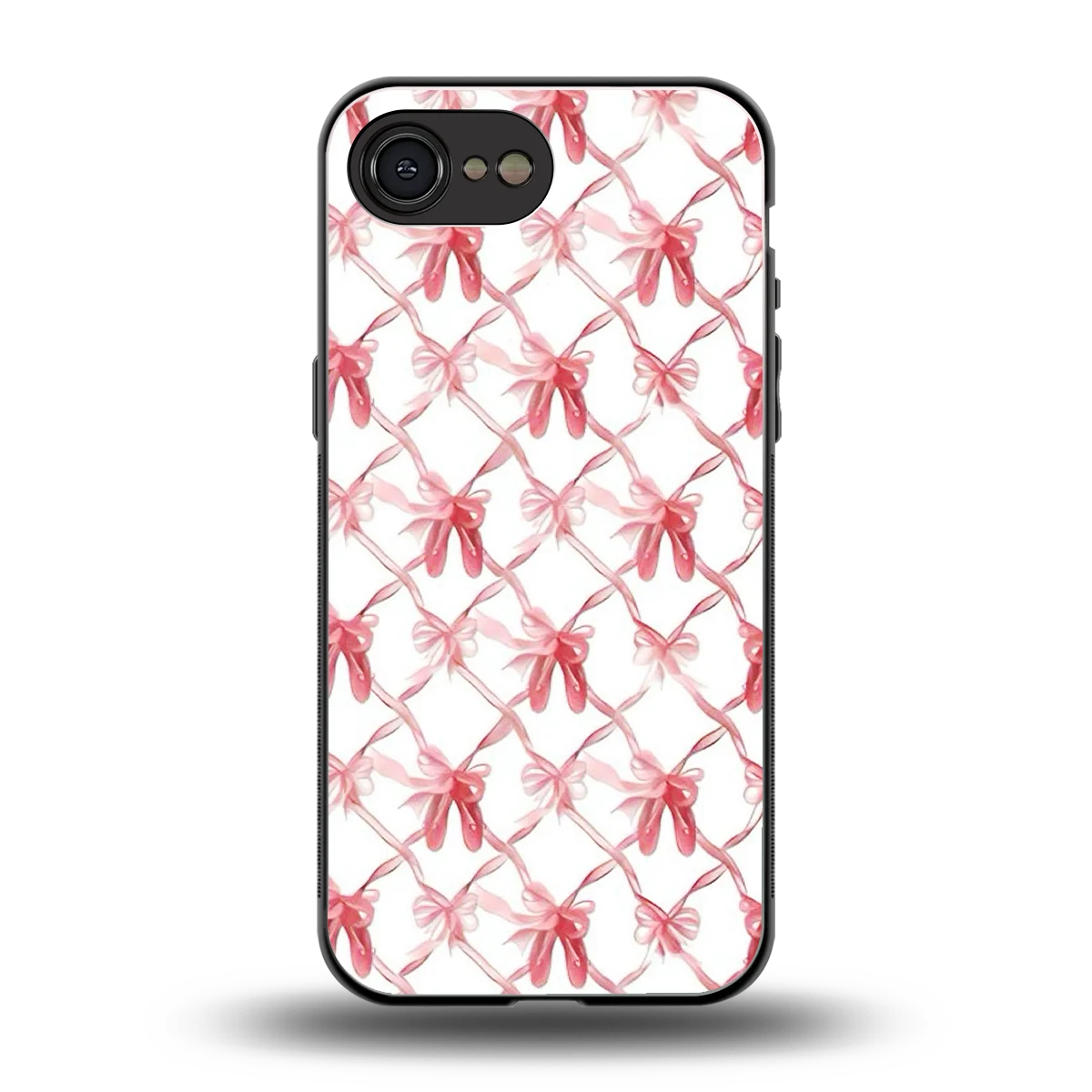 Bow Ribbon back phone cover | glass case for iphone 16e