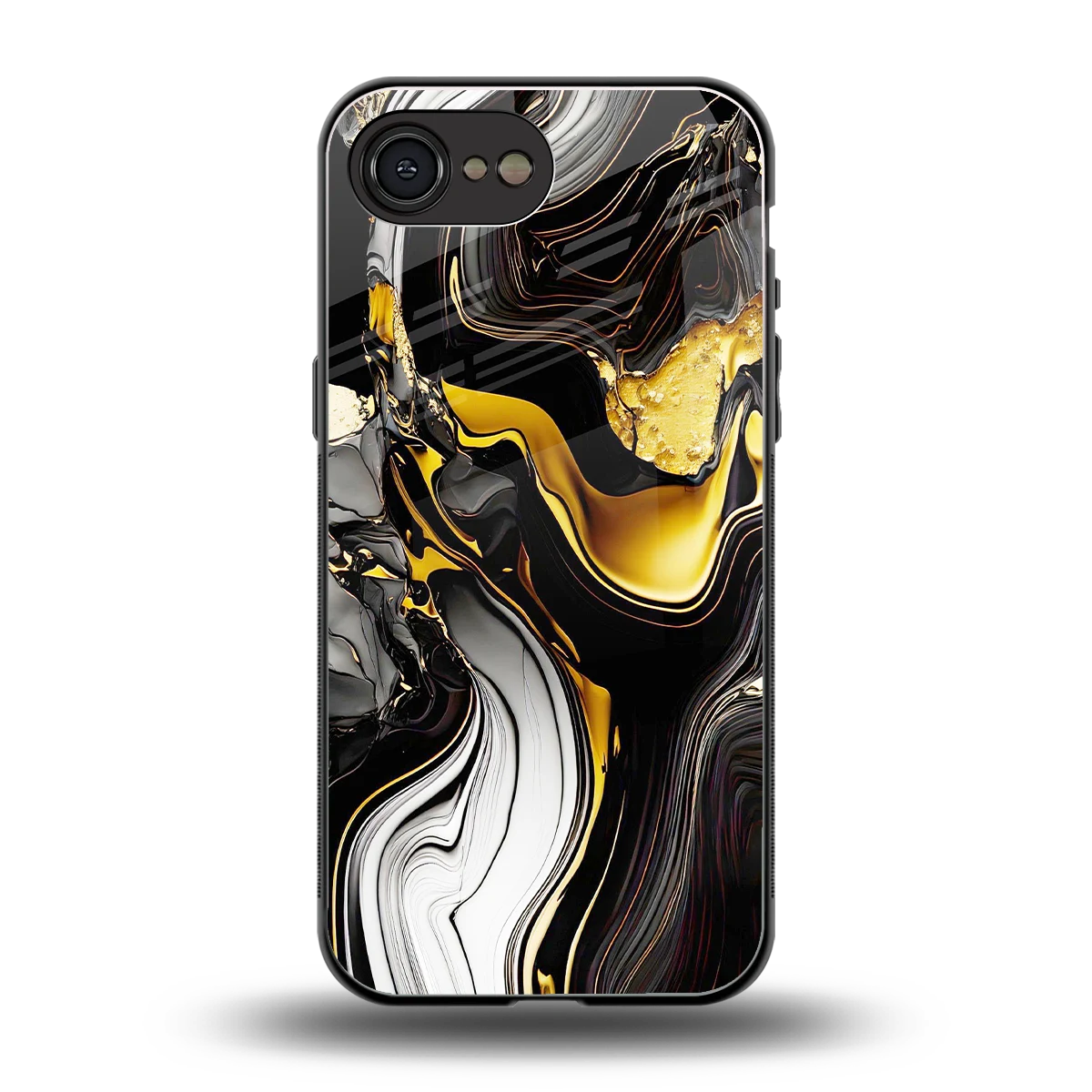 Bronze Glow back phone cover | glass case for iphone 16e