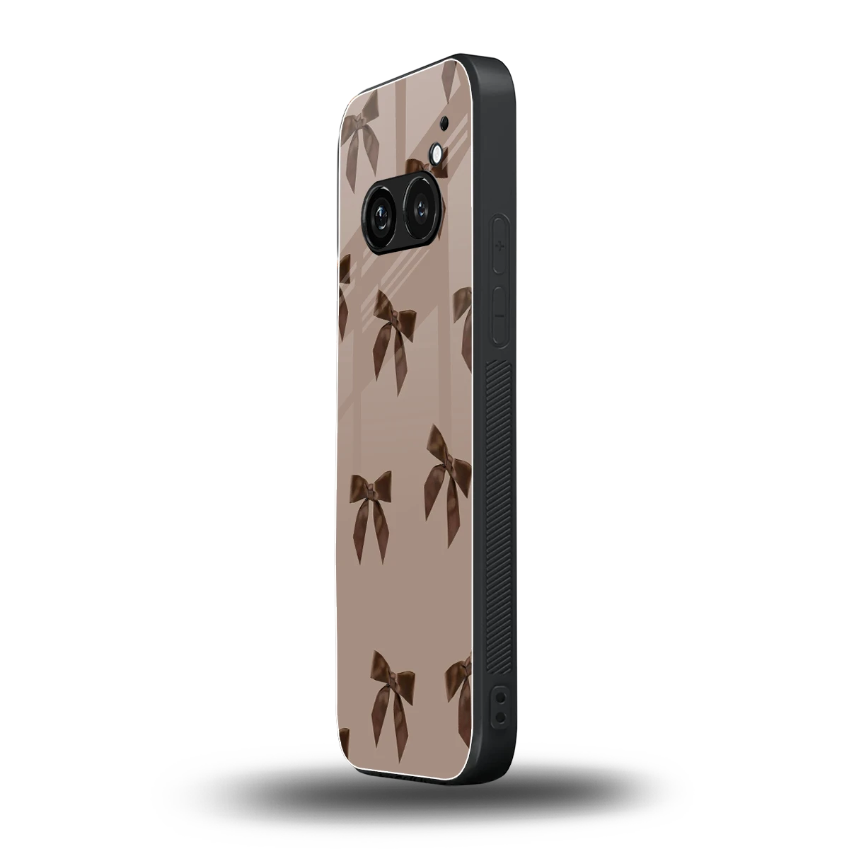 Brown Bow nothing phone 2a plus mobile cover | shockproof glass phone case