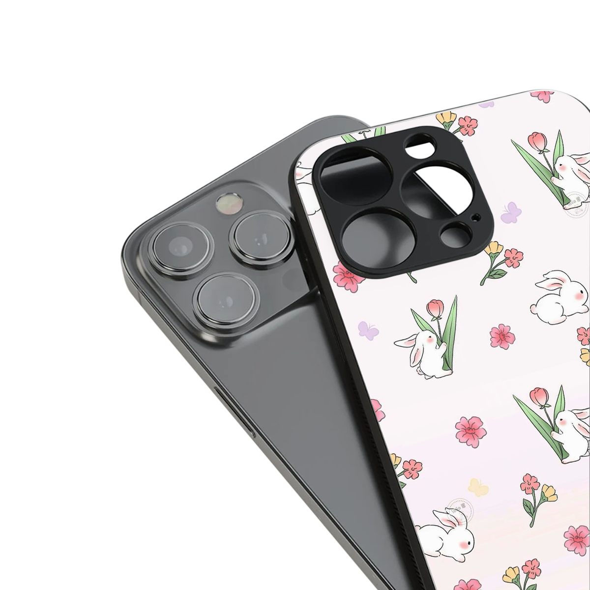 Bunny Bliss Phone Case for Iphone 16 | Glass Case