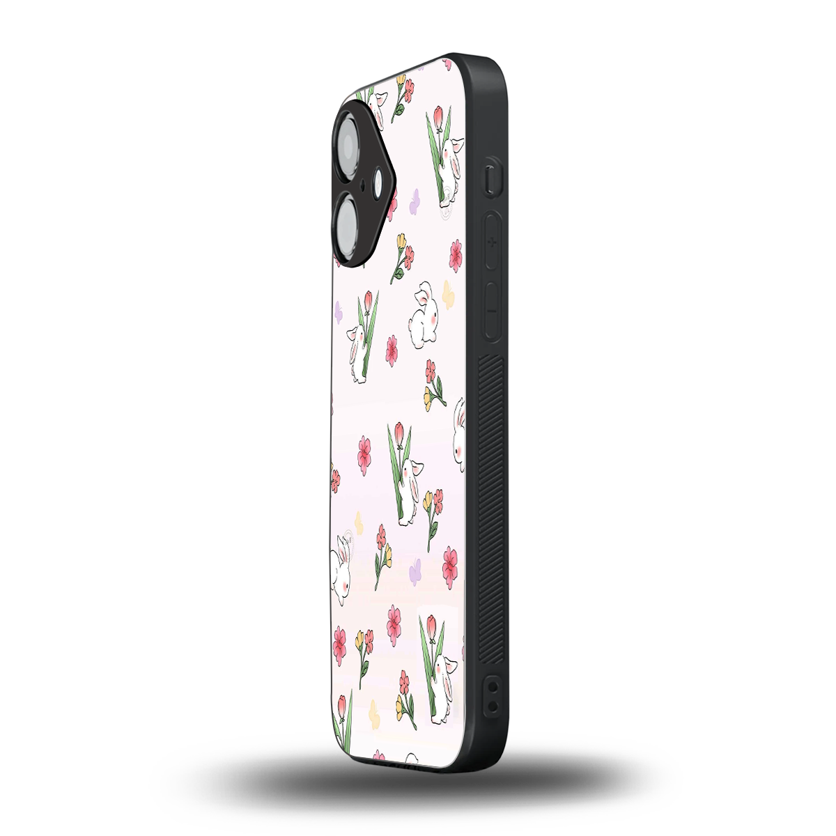 Bunny Bliss Phone Case for Iphone 16 | Glass Case