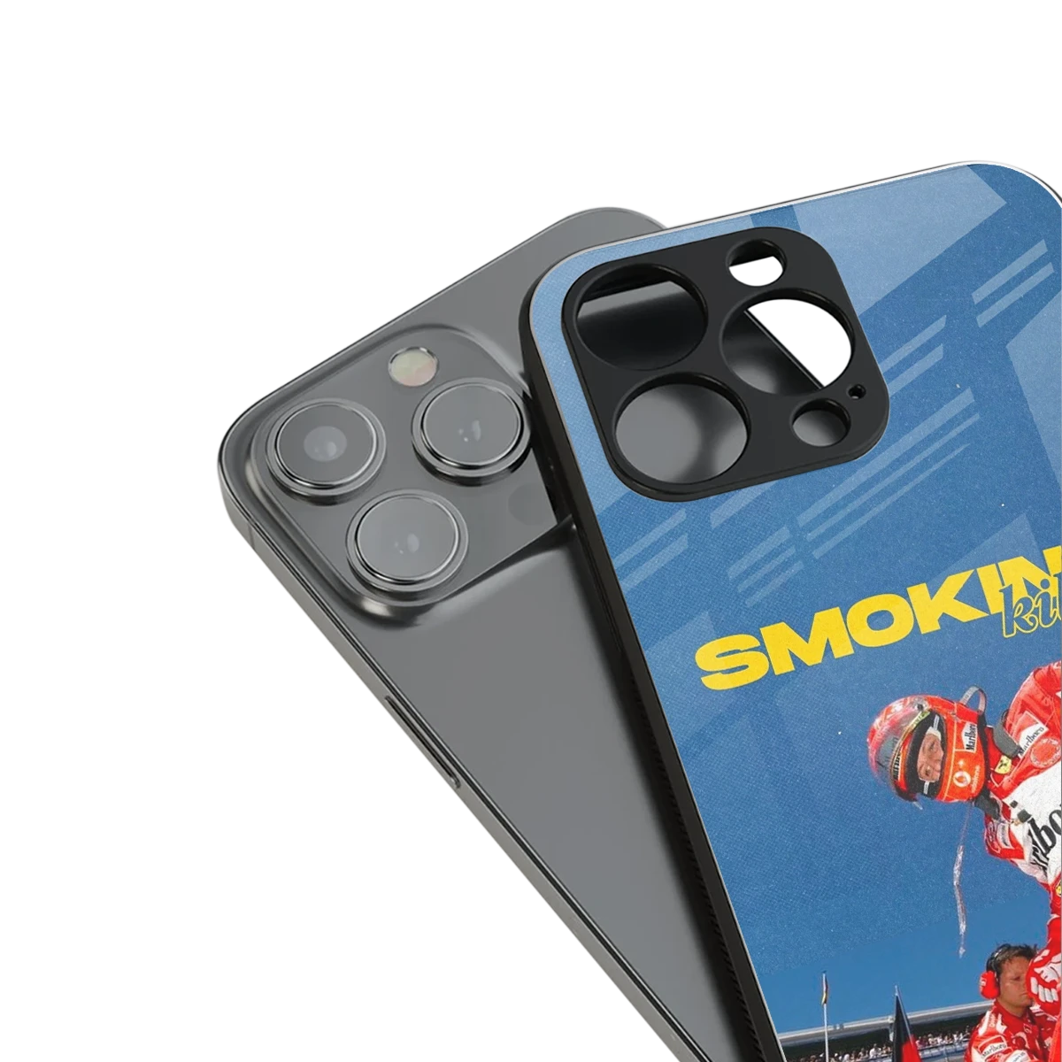 Burnout Mode stylish phone case for iphone 13 mini | glossy glass and slim fit