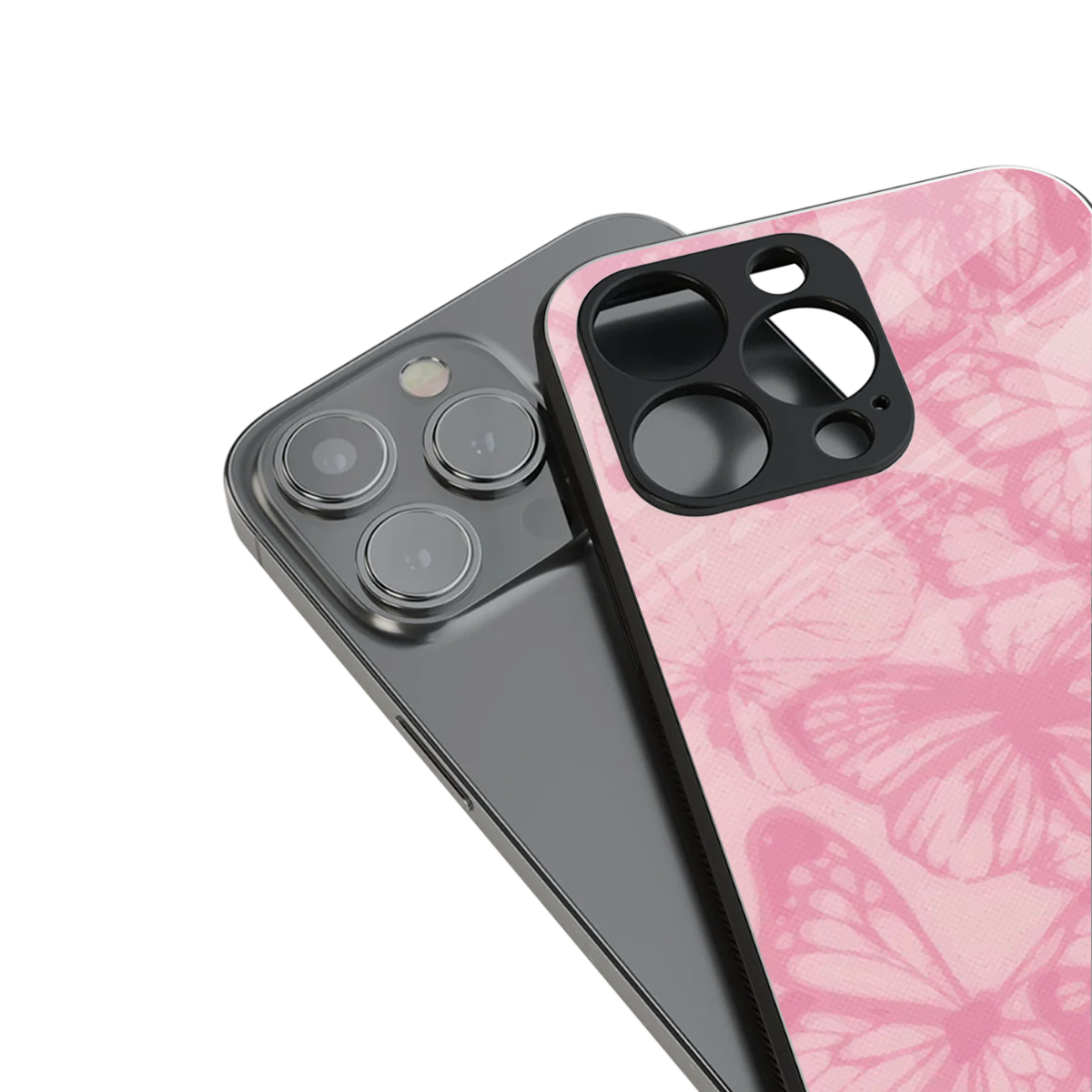 Butterfly Spectrum Phone Case for Iphone 16 | Glass Case