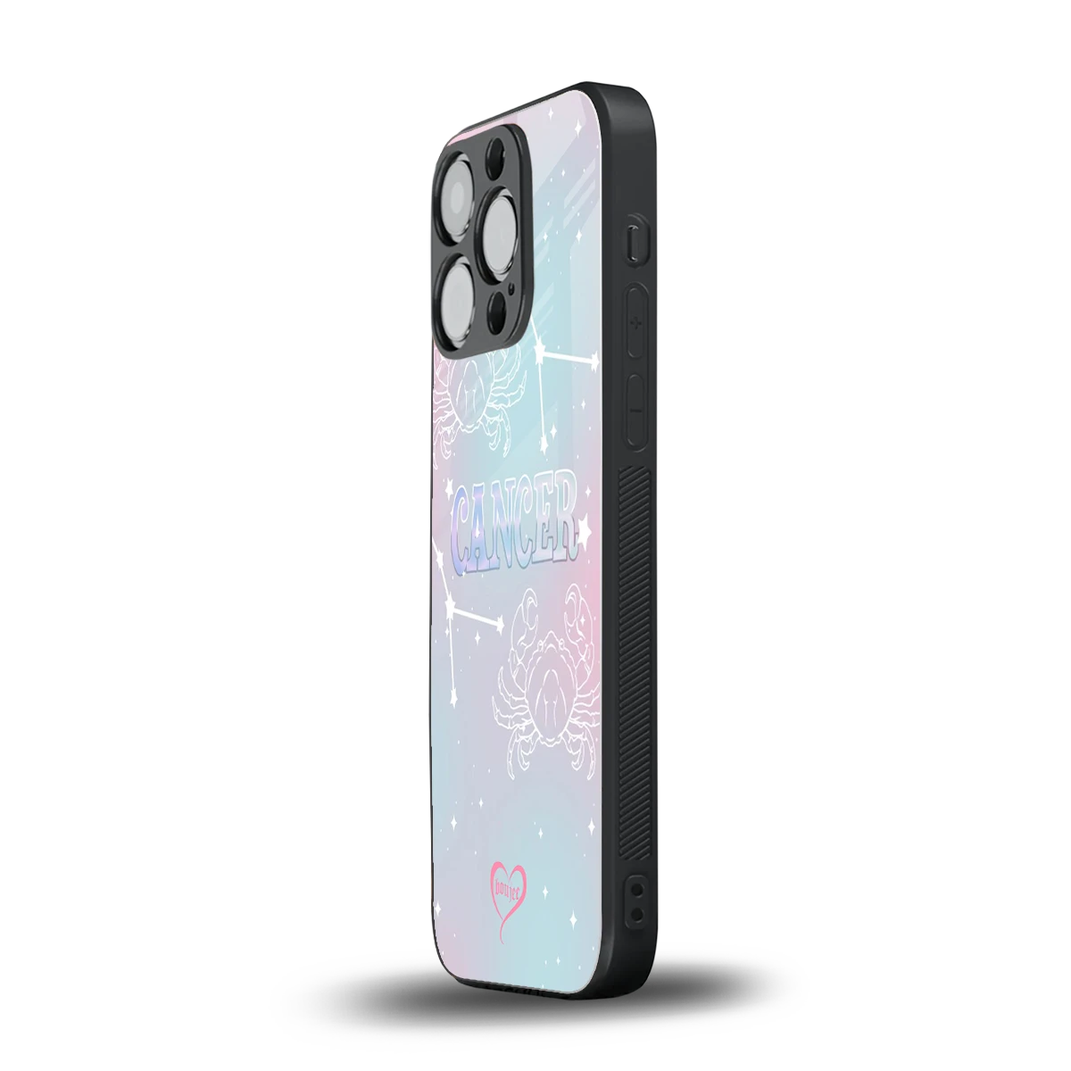 Cancer Aura iphone 15 pro mobile cover | shockproof glass phone case