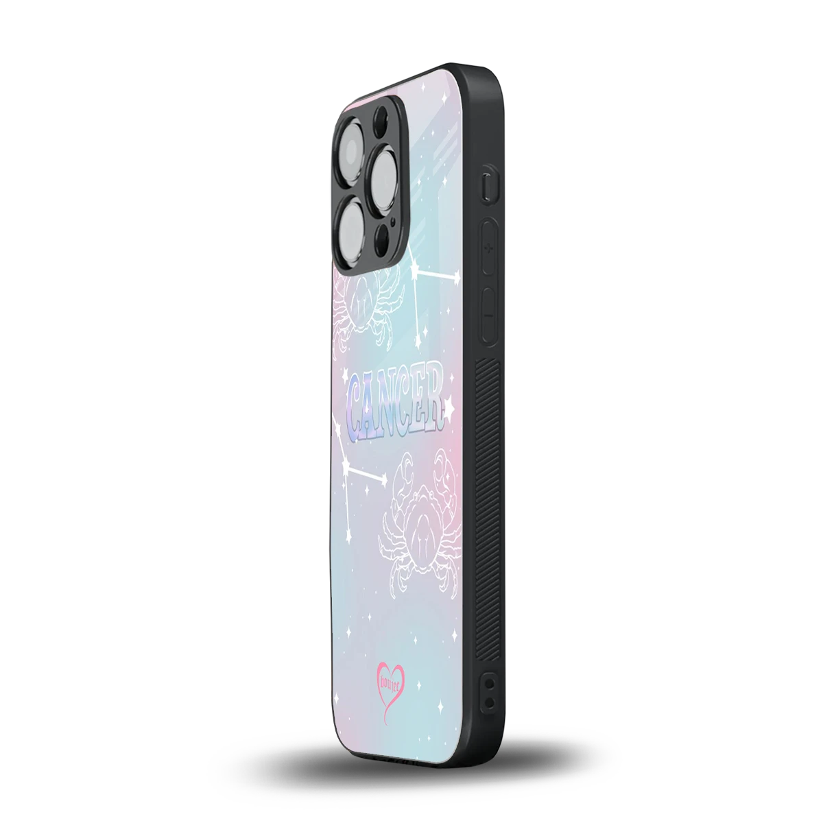 Cancer Aura iphone 16 pro mobile cover | shockproof glass phone case