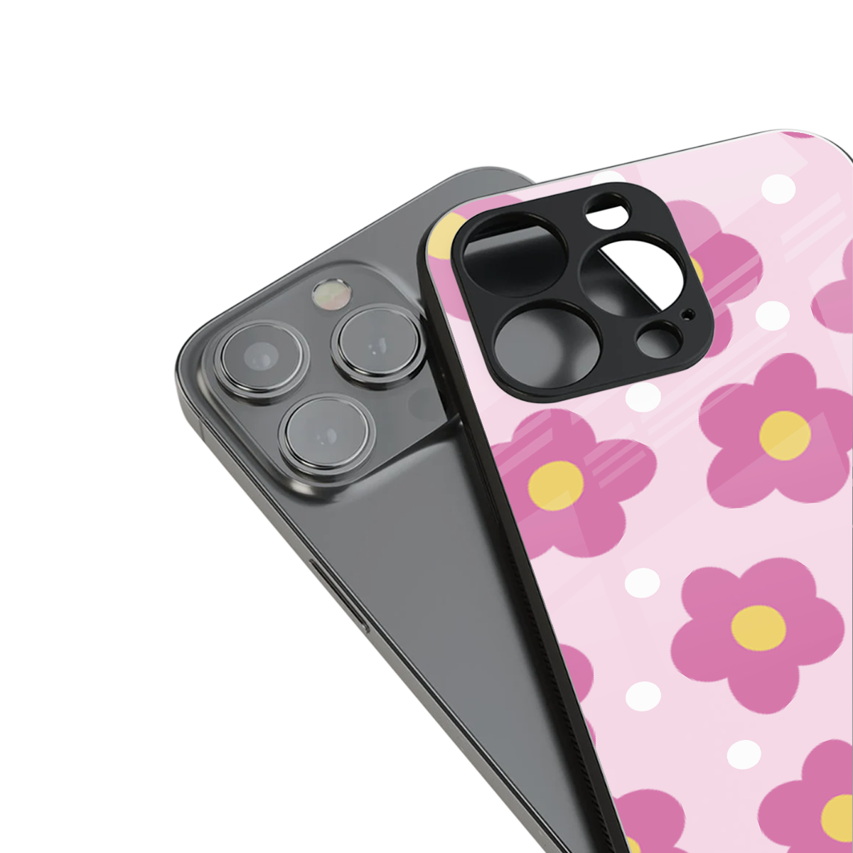 Candy Flower Phone Case for Iphone 16 | Glass Case