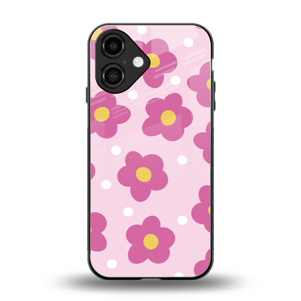 Candy Flower Phone Case for Iphone 16 | Glass Case