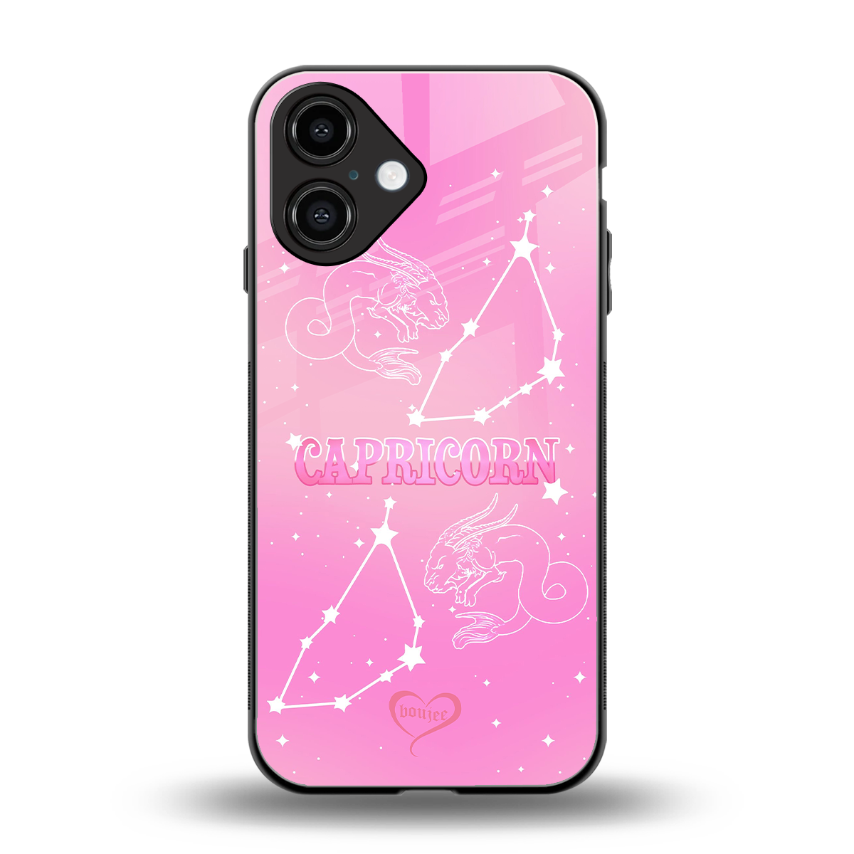 Capricorn Aura Phone Case for Iphone 16 | Glass Case