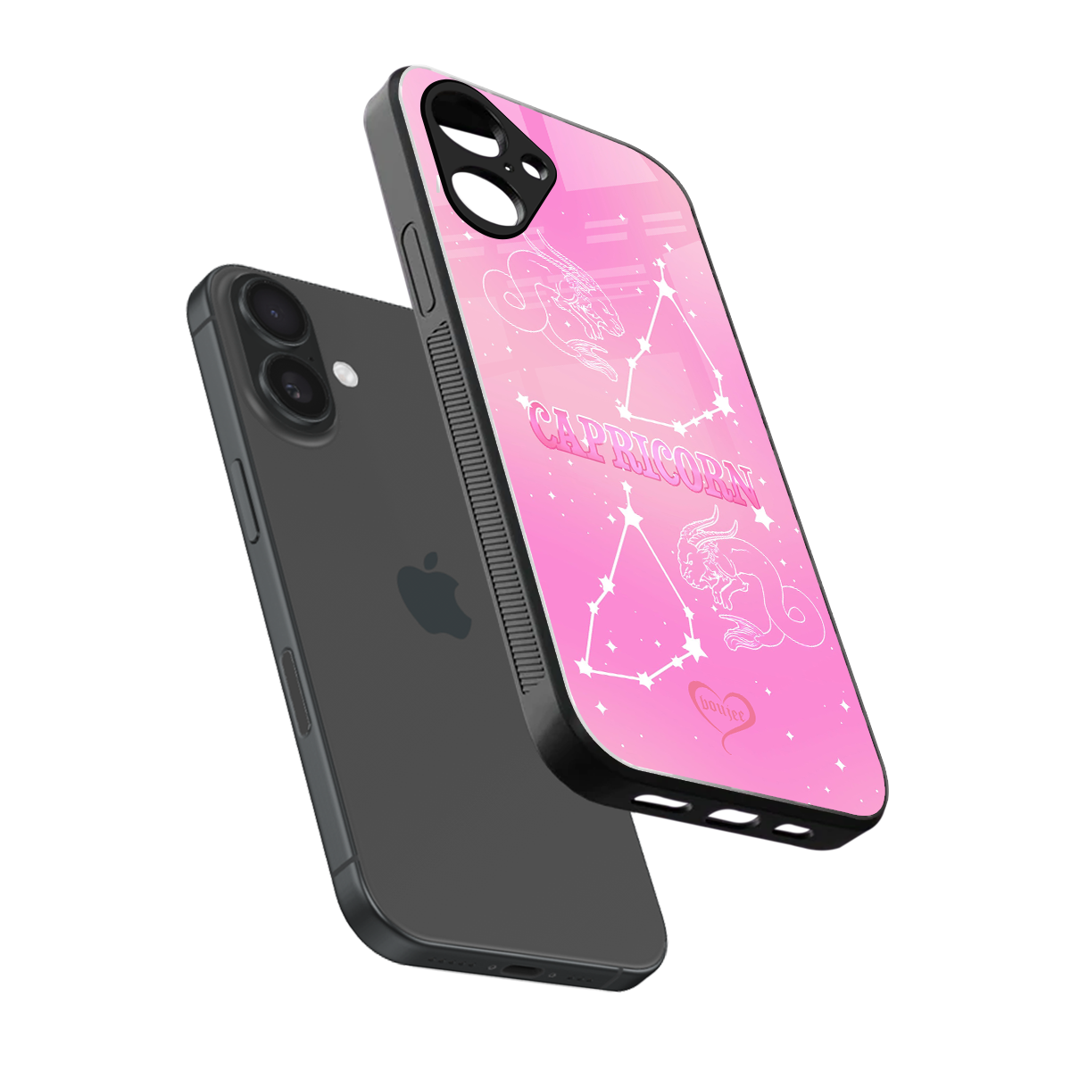 Capricorn Aura Phone Case for Iphone 16 | Glass Case