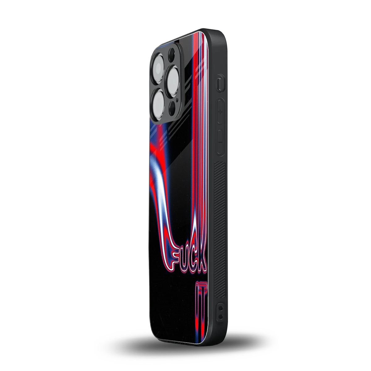 Carefree Glow iphone 16 pro mobile cover | shockproof glass phone case